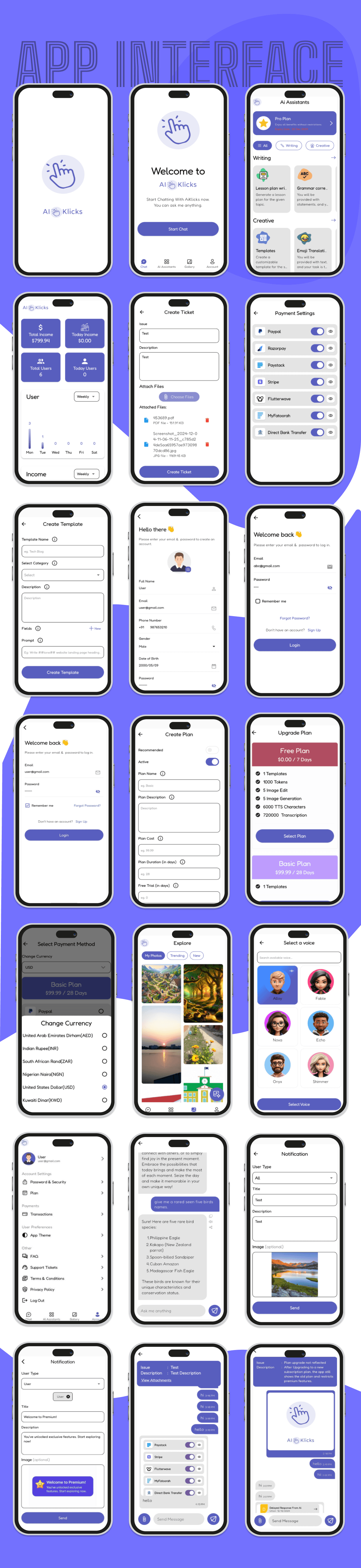 AiKlick | AI Assistant & Content Platform With Flutter Mobile